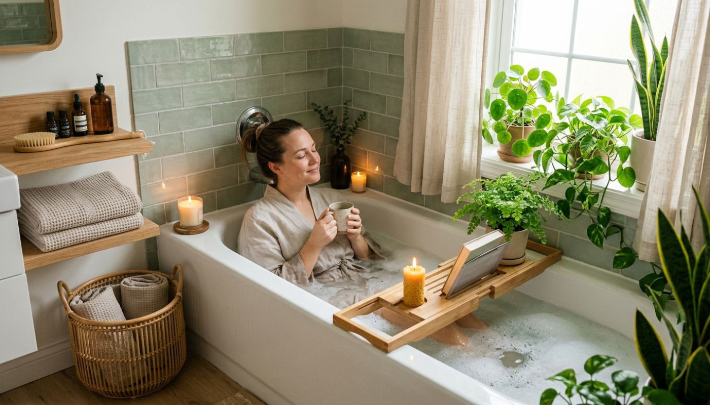 Techniques pour transformer une salle de bain standard en oasis relaxante